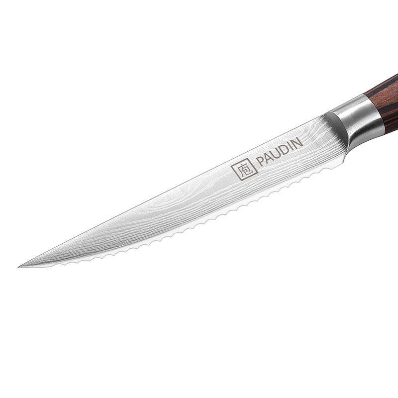 6 - PC, Ultra Sharp 4.5" Steak Knife Set - Paudin Store
