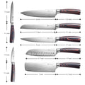 NS7 Universal Classic 7 - PC Knife Set - Paudin Store