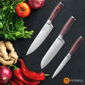 PICKWILL 3 - Piece Chef Knife Set - Paudin Store
