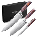 PICKWILL 3 - Piece Chef Knife Set - Paudin Store