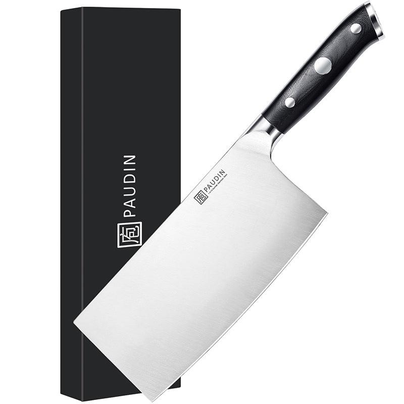 Ultra - Dark 7 Inch Cleaver Knife - Paudin Store