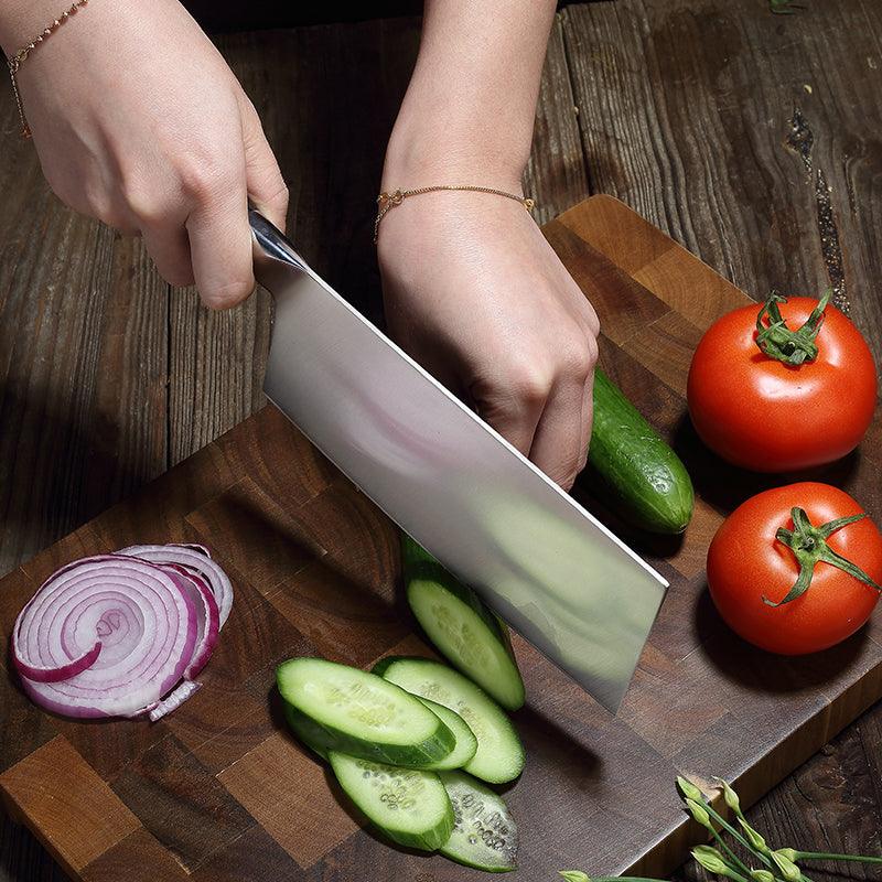 Ultra - Dark 7 Inch Cleaver Knife - Paudin Store