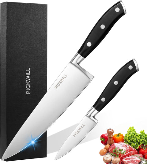 PICKWILL Professional Kitchen Knife Set 2 Pc