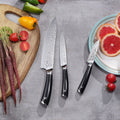 Hammered Premium 3-PC,  Chefs Knife SetS - Paudin Store