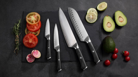 PAUDIN Artemis 4-PC Damascus Knife Set