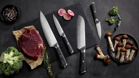 PAUDIN Artemis 4-PC Damascus Knife Set