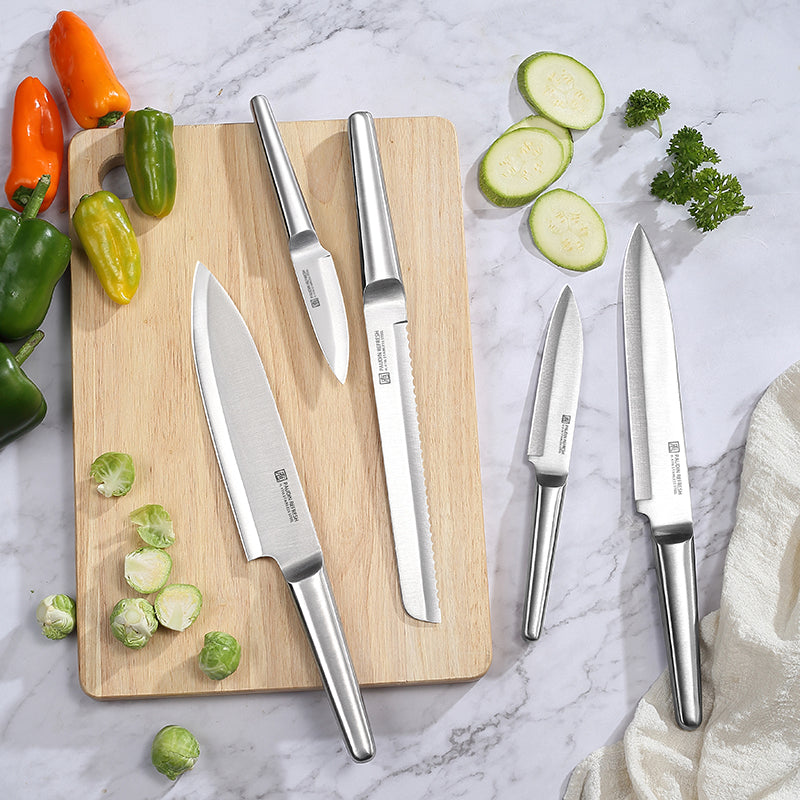 PAUDIN Kitchen Knife Set, 3-Pieces Chef Knife Set with Razor-Sharp Bla —  CHIMIYA