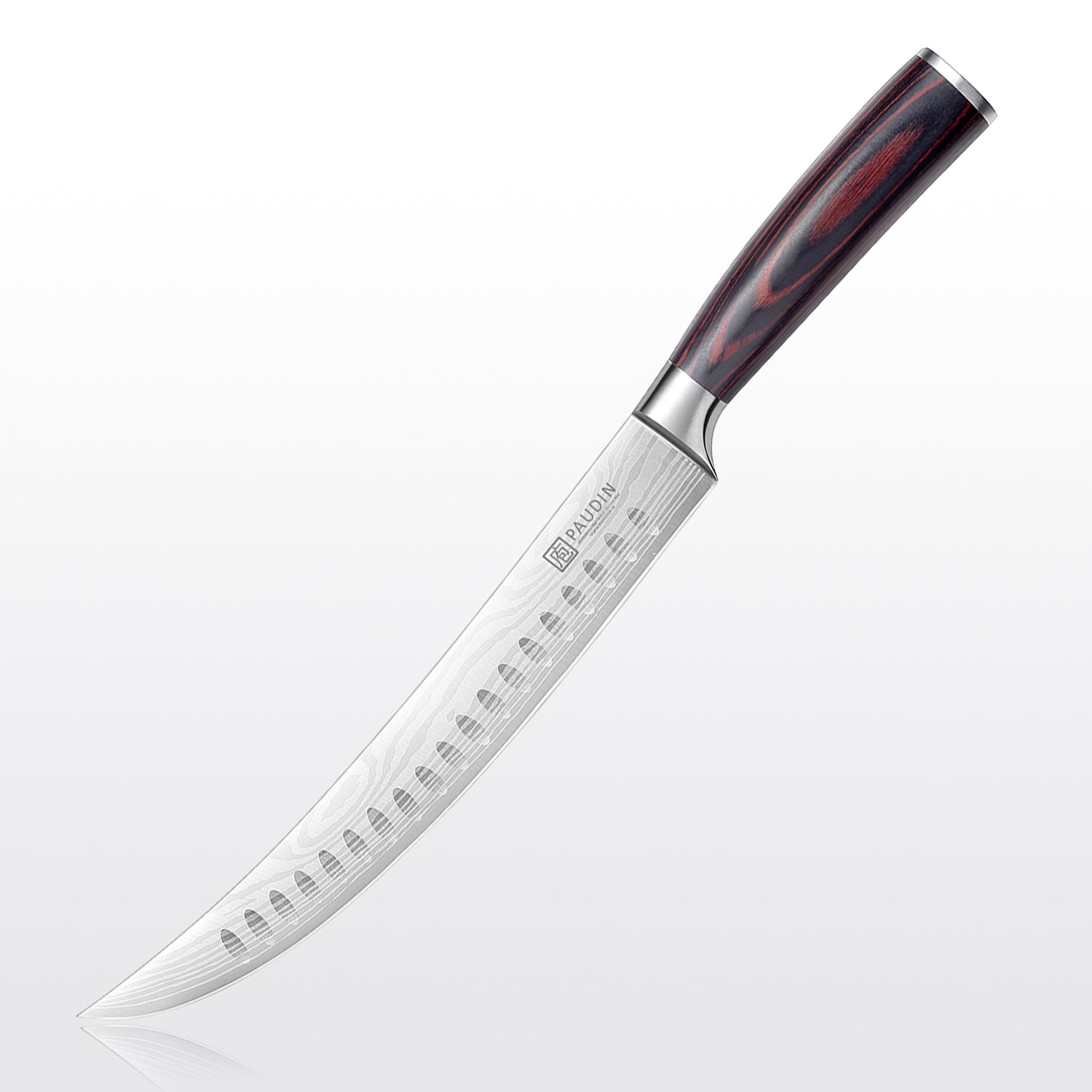 PAUDIN UNIVERSAL CLASSIC 10″ Butcher Knife,For Poultry Beef Pork Meat, Ergonomic Handle Design
