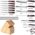 Universal Collection   14-PC Knife Block Set - Paudin Store