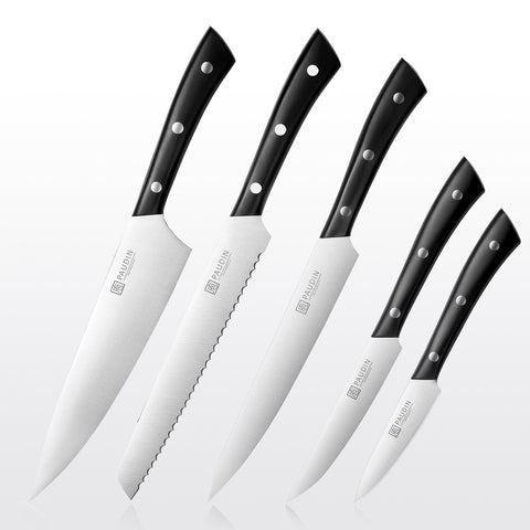Victoria 5-PC Kitchen Knife Set with Block