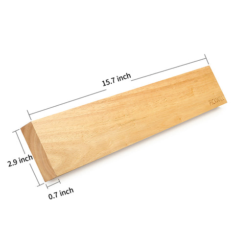 PICKWILL 16‘’ Wooden Magnetic Knife Bar