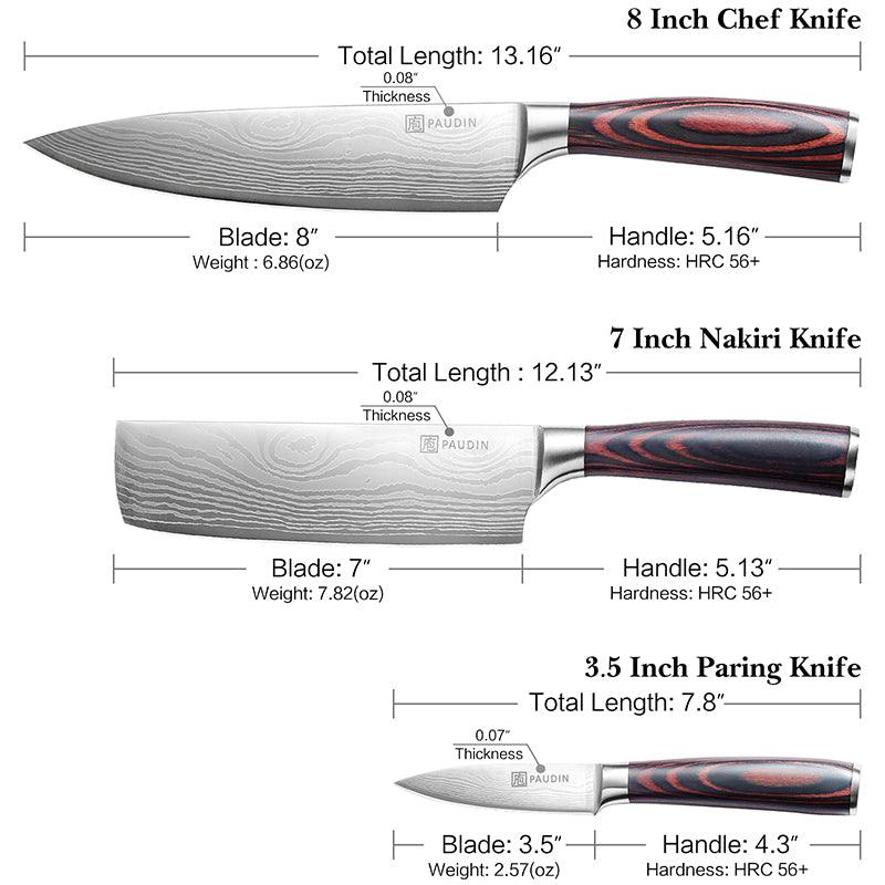 NS2 Universal Classic 3 - PC Knife Set - Paudin Store