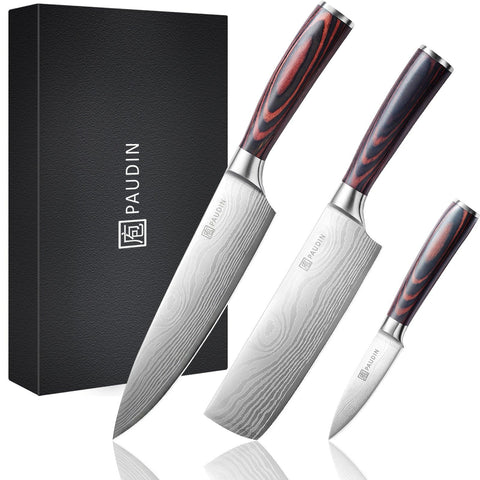 Paudin NS2 3 Pcs Chef Knives Set - Paudin Store